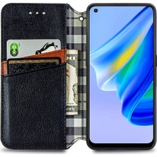 BDT Market Oppo A95 4g/5g Için Kılıf Zarif Iş Moda Tasarım Deri Kılıf (Yurt Dışından)