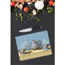 Aylina Mutfak | Cam Kesme Tahtası |  25 x 35 cm