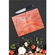Aylina Pembe  Cam Kesme Tahtası  25 x 35 cm