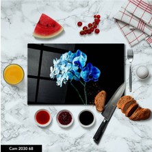 Aylina Baskılı Cam Kesme Tahtası |temperli Cam |  25 x 35 cm