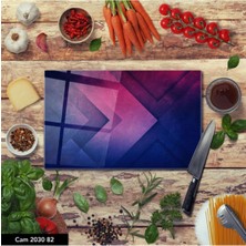 Aylina Baskılı Cam Kesme Tahtası |temperli Cam |  25 x 35 cm