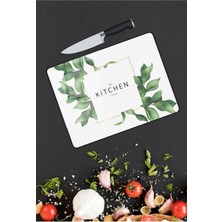 Aylina My Kitchen My Rules | Cam Kesme Tahtası |  25 x 35 cm