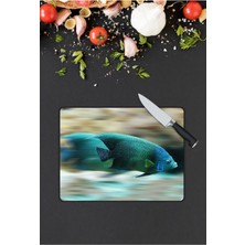 Aylina Balık | Cam Kesme Tahtası |  25 x 35 cm