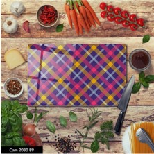 Aylina Baskılı Cam Kesme Tahtası |temperli Cam |  25 x 35 cm