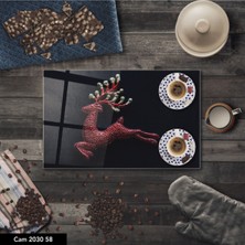 Aylina Baskılı Cam Kesme Tahtası |temperli Cam |  25 x 35 cm