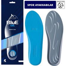 Blue Gel -Ayakkabı Tabanlığı Memory Foam, Denge Dağılımı Sağlayan Günlük Tabanlık