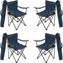 Tekno Trust Tek Kişilik Mavi Rejisör Sandalye 4lü 4'lü Mavi