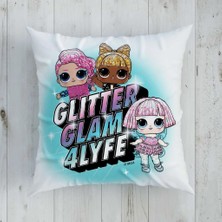 Taç Lisanslı Kırlent Lol Surprise Winter Chill 40X40