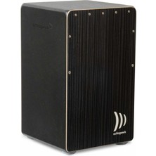 Schlagwerk CP91 Cajon Rudiments Hard Coal Stripes Large Black