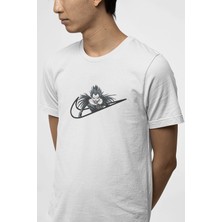 Populus Death Note Ryuk Minimal Logo Beyaz Tişört