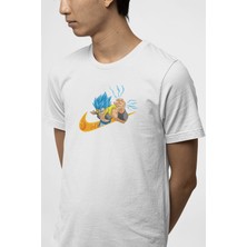 Populus Dragon Ball Goku Minimal Logo Tişört