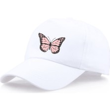 Populus Pembe Kelebek Şapka