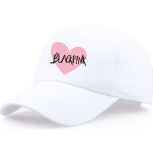 Populus Black Pink Kalp Logo Şapka