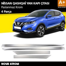 Nova Krom Nissan Qashqai Krom Yan Kapı Çıtası 4 Prç 2014-2021