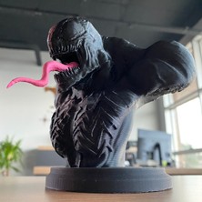 Root Made Venom Figür Süper Kahraman Marvel Action Figür Dekoratif Büst 13.5 cm