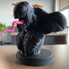 Root Made Venom Figür Süper Kahraman Marvel Action Figür Dekoratif Büst 13.5 cm