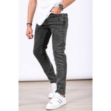 Madmext Skinny Fit Siyah Erkek Jean 5680