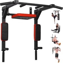 Tekno Trust Siyah Orjinal 3ü 1 Arada Duvar Barfiks Barı Dips Spor Aleti Duvara Monte 80 - 100 cm 70