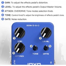 Joyo JF23 Argos Overdrive Pedalı