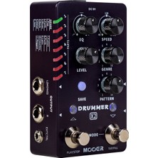 Mooer M728 Drum Machine Pedalı