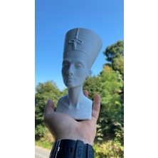 Root Made Mısır Kraliçesi Nefertiti Dekoratif Obje Kitaplık Dekor Hediyelik Biblo