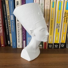Root Made Mısır Kraliçesi Nefertiti Dekoratif Obje Kitaplık Dekor Hediyelik Biblo