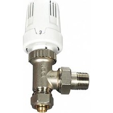 E.C.A 16X2 mm Köşe Pex Termostatik Radyatör Vanası Valf 602120780