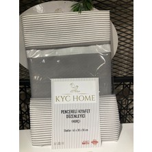 KYC Home Pencereli Kıyafetdüzenleyici  Hurç 45X30X50 Ebat Gri