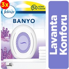 Febreze Banyo Lavanta Hava Ferahlatıcı Oda Kokusu X3