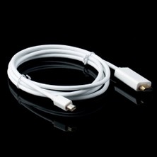 Jelang Profesyonel 1.8 M 6 Feet Mini Ekran Bağlantı Noktası Dp HDMI Uyumlu 1080 P Hızlı Şarj Adaptörü Orijinal Kablo Mac Için MacBook (Yurt Dışından)