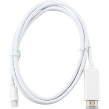 Jelang Profesyonel 1.8 M 6 Feet Mini Ekran Bağlantı Noktası Dp HDMI Uyumlu 1080 P Hızlı Şarj Adaptörü Orijinal Kablo Mac Için MacBook (Yurt Dışından)