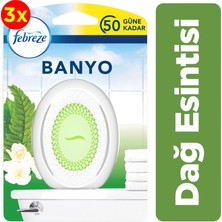 Febreze Banyo Dağ Esintisi Hava Ferahlatıcı Oda Kokusu X3