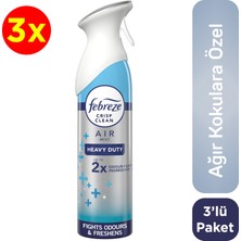 Febreze Hava Fer Sprey Oda Kokusu Ağır Kokular 185 ml x 3