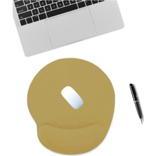 Sogex Bilek Destekli Jelli Mouse Pad Oval Kaydrmaz Taban Oyun Ofis Fare Altlığı Ergonomik Kaymaz Mouse Pad