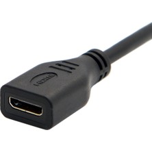 Jelang Chenyang 10 cm Tip D Mikro HDMI Uyumlu 1.4 Erkek - Mini HDMI Uyumlu 1.4 Dişi Tip C Uzatma Kablosu Dizüstü Pc Hdtv Için (Yurt Dışından)