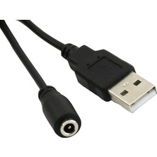 Jelang 1x USB 2.0 A Erkek Fiş Dc Güç 3.5mm x 1.1mm Dişi Jack Sarmal Spiral Adaptör Bağlantı Kablosu (Yurt Dışından)