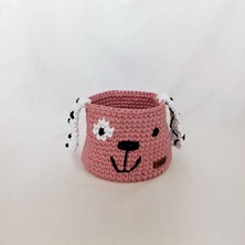 Yaso Shop Çocuk Odası Bebek Odası Köpek Figürlü Düzenleyici Örgü Sepet