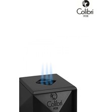 Colibri Quasar 3 Torch Pürmüz Siyah Masa Tipi Puro Çakmağı