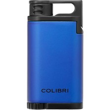 Colibri Belmont Tek Torch Pürmüz Mavi - Siyah Puro Çakmağı