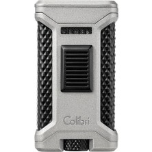 Colibri Ascari 3 Torch Pürmüz Gümüş Puro Çakmağı