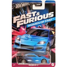 Hot Wheels Mazda Rx-8 Light Blue/black - Fast & Furious Woman 2/5 -HRW37