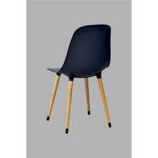 Vilinze Eames Ahşap Ayak Plastik Sandalye