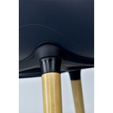 Vilinze Eames Ahşap Ayak Plastik Sandalye