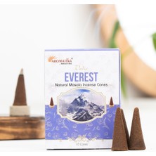 Aromatika Everest Aromalı Organik Kömürsüz Konik Tütsü