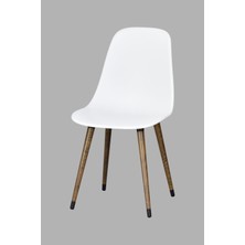 Vilinze Eames Ahşap Ayak Plastik Sandalye