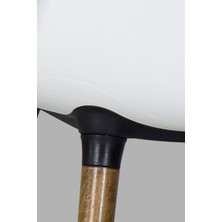 Vilinze Eames Ahşap Ayak Plastik Sandalye