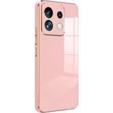 Microsonic Xiaomi Poco M6 Pro 4g Kılıf Olive Plated Pembe