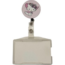 Sağlıkçı Shopping Hello Kitty Temalı Metal Yoyo Kartlık Yoyo Yaka Kartlığı