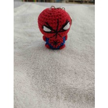 Trendo Gurumi Amigurumi Oyuncak Anahtarlık Hediyelik Spiderman (6 Cm)