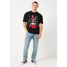 NewLaker Oversize Premium Baskılı T-Shirt
